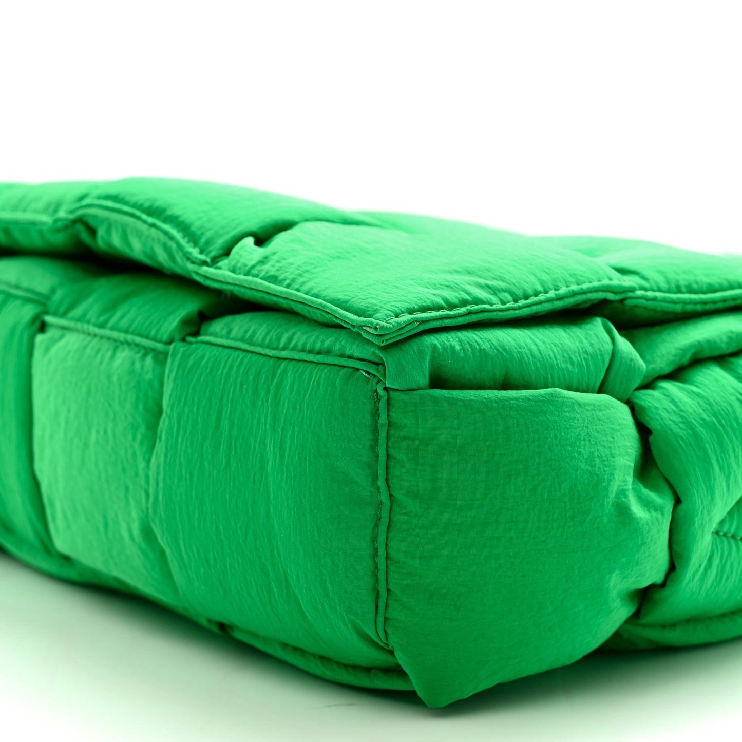 Nylon Intrecciato Padded Tech Cassette Bag Parakeet