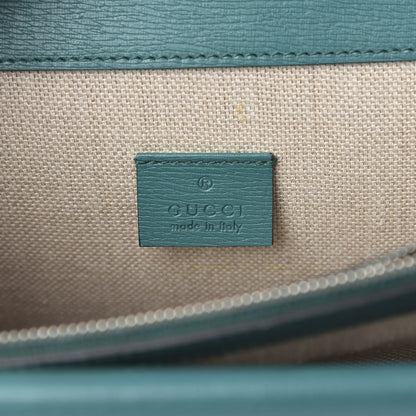 Gucci Calfskin Blooms Print Medium Dionysus Shoulder Bag Bright Emerald Multicolor 7 of 11