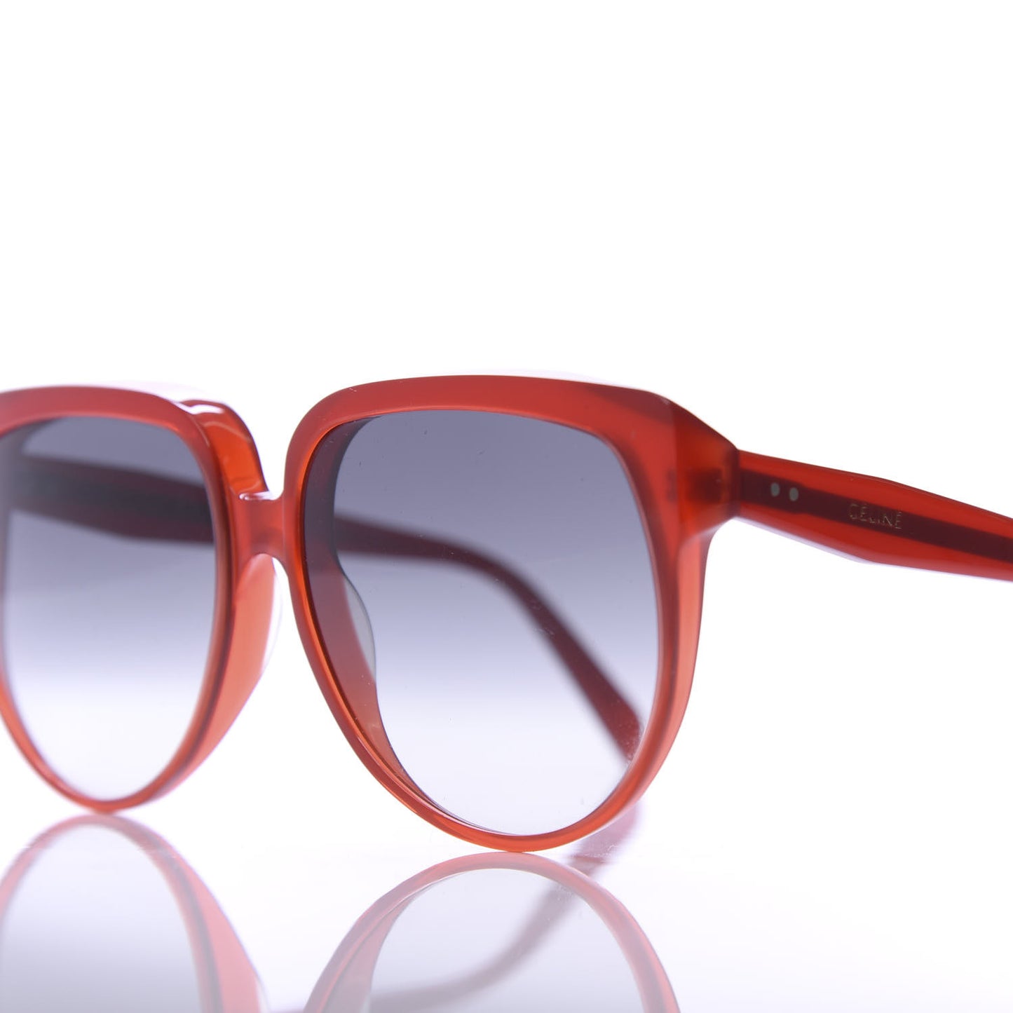 Gradient Square Sunglasses CL4048IN Red