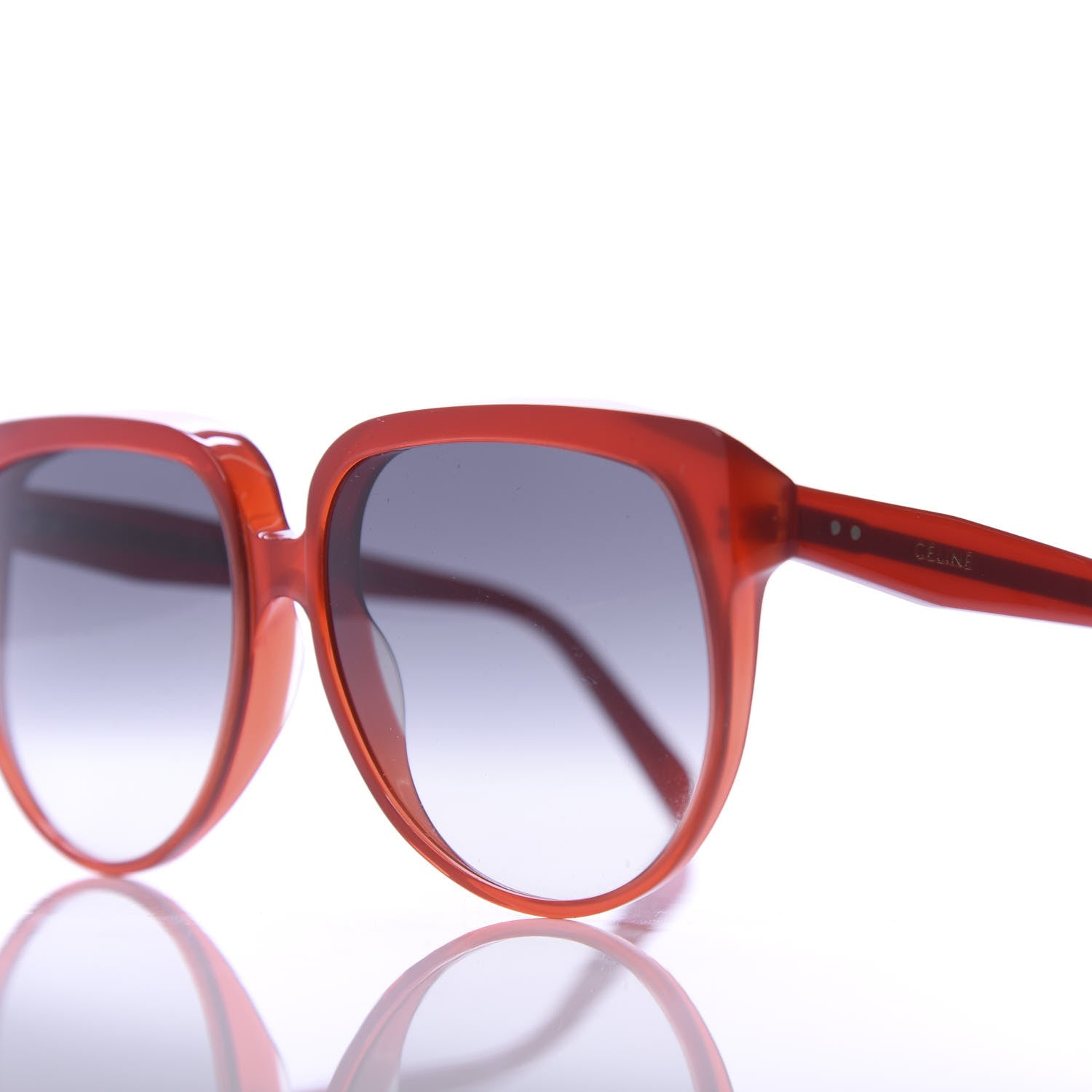 Celine Gradient Square Sunglasses CL4048IN Red 7 of 7