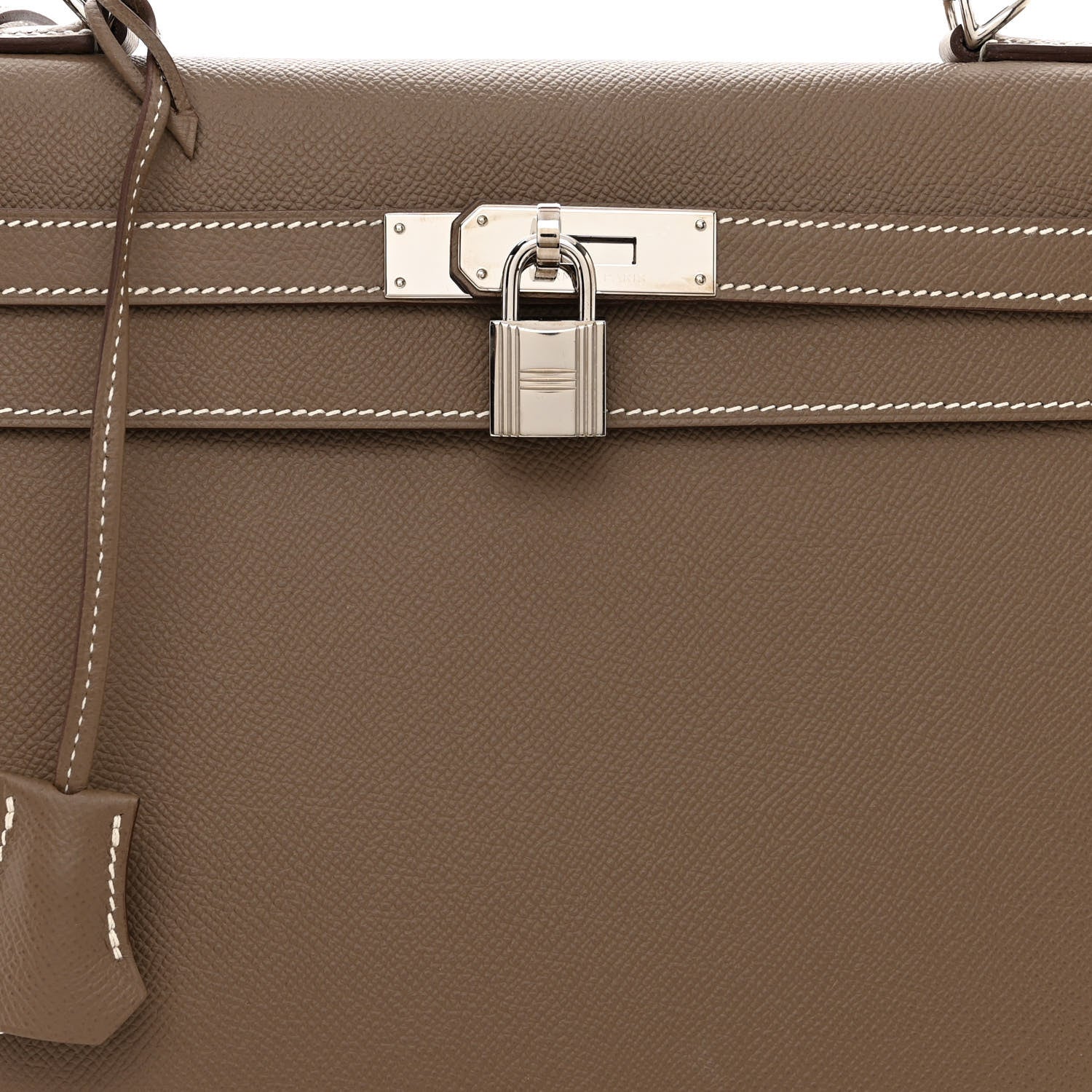 Hermes Epsom Kelly Sellier 32 Etoupe 8 of 10