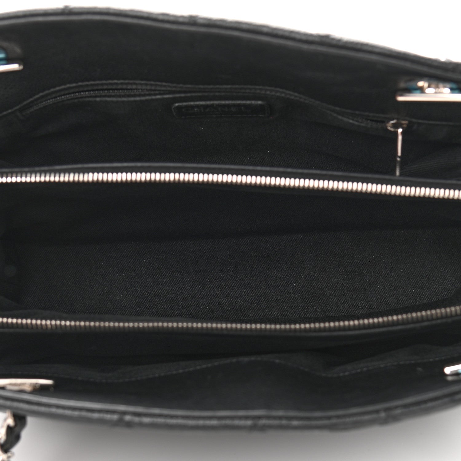 Chanel Caviar Quilted CC Timeless Soft Tote Black 4 of 12