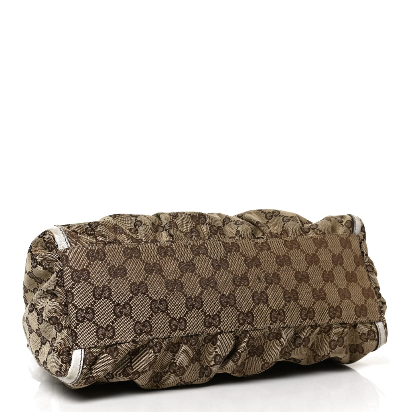 Monogram Medium D Gold Ring Hobo White