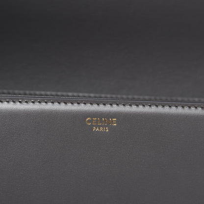 Celine Shiny Calfskin Medium Triomphe Grey 8 of 12