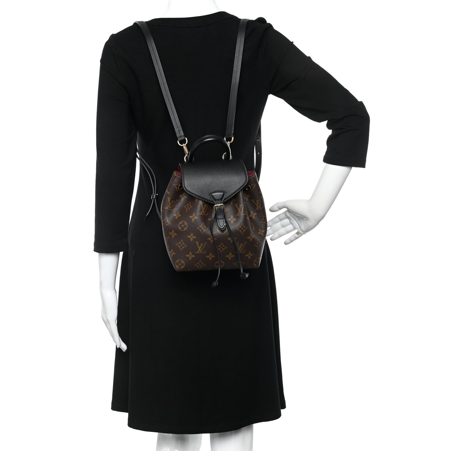 Monogram BB Montsouris NM Backpack Black