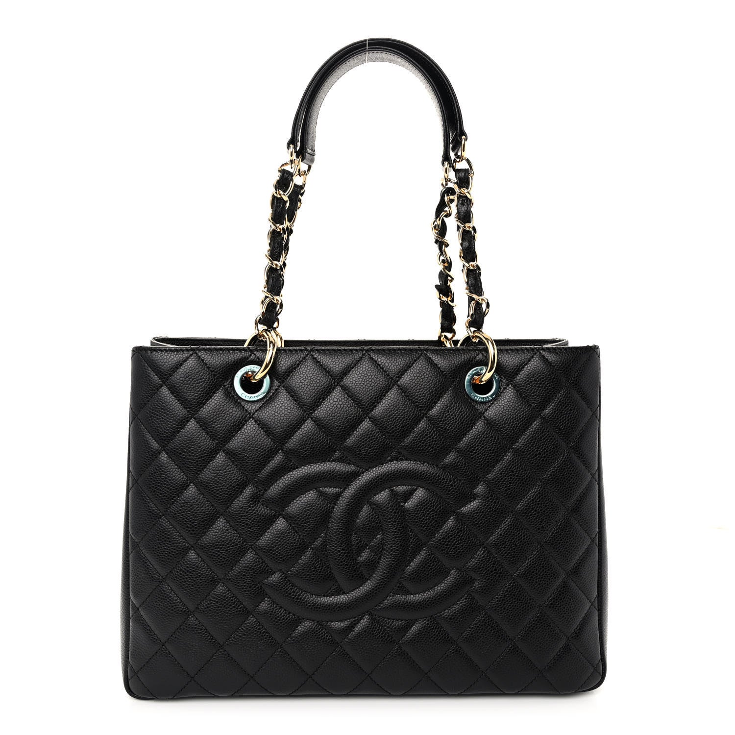 Chanel Caviar Quilted Grand Shopping Tote GST Black 1 of 10