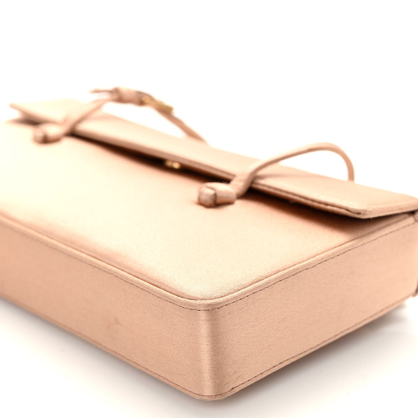 Satin Raso Top Handle Bag Cammeo