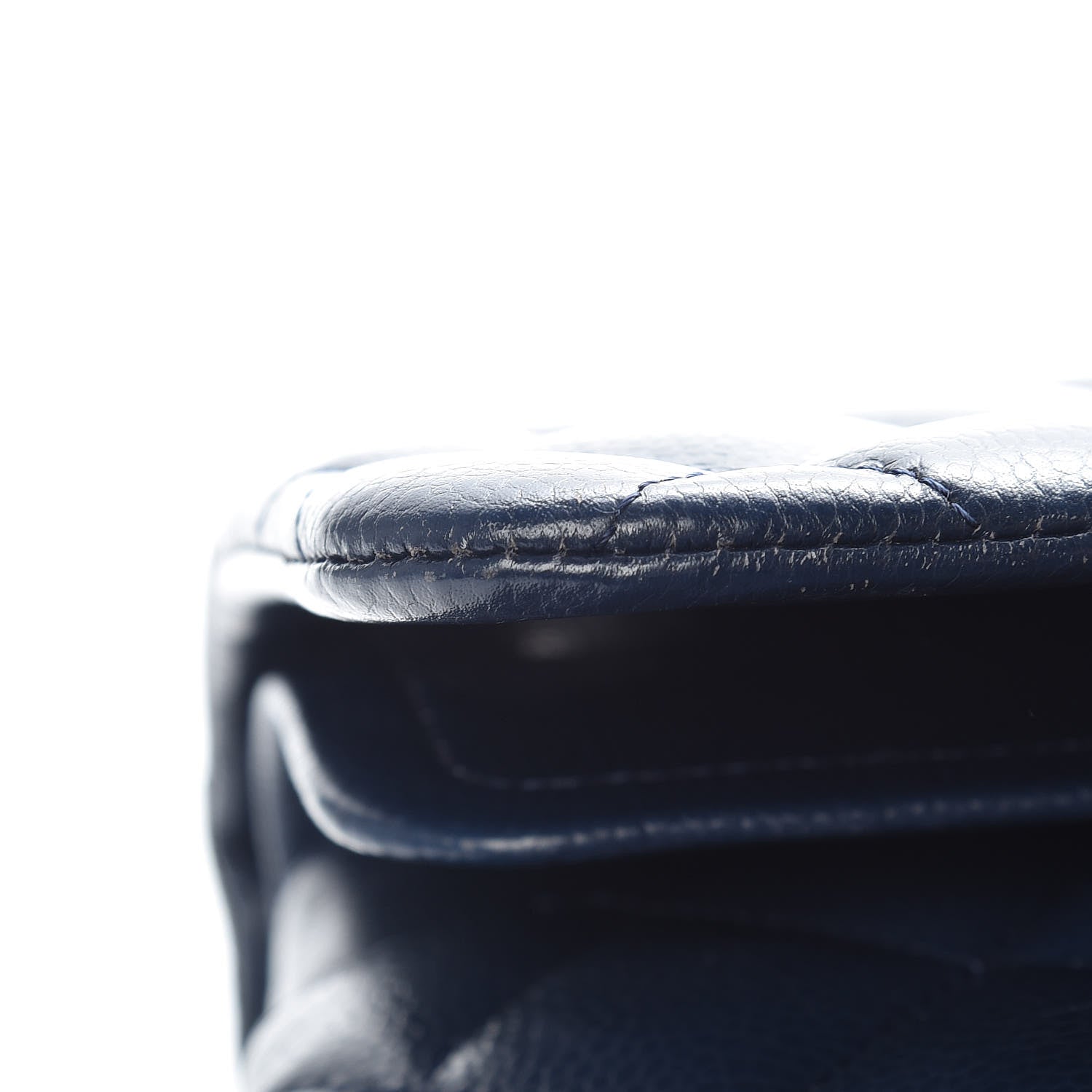 Chanel Caviar Quilted Jumbo Double Flap Navy Blue 20 of 20