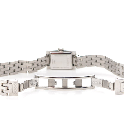 Gucci Stainless Steel 14mm G-Frame Square Quartz Watch Pink 6 of 7