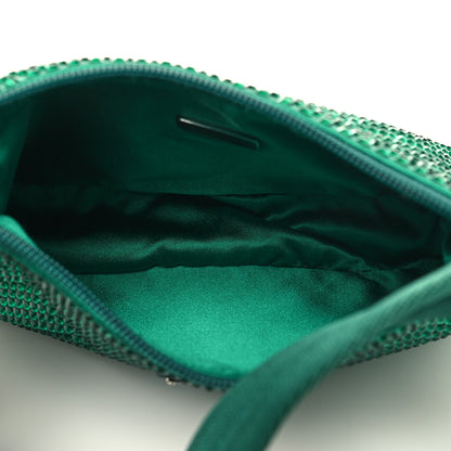 Prada Satin Crystal Mini Re-Edition 2000 Bag Mango 5 of 10