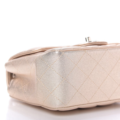 Chanel Metallic Lambskin Quilted Mini Square Flap Gold 6 of 10