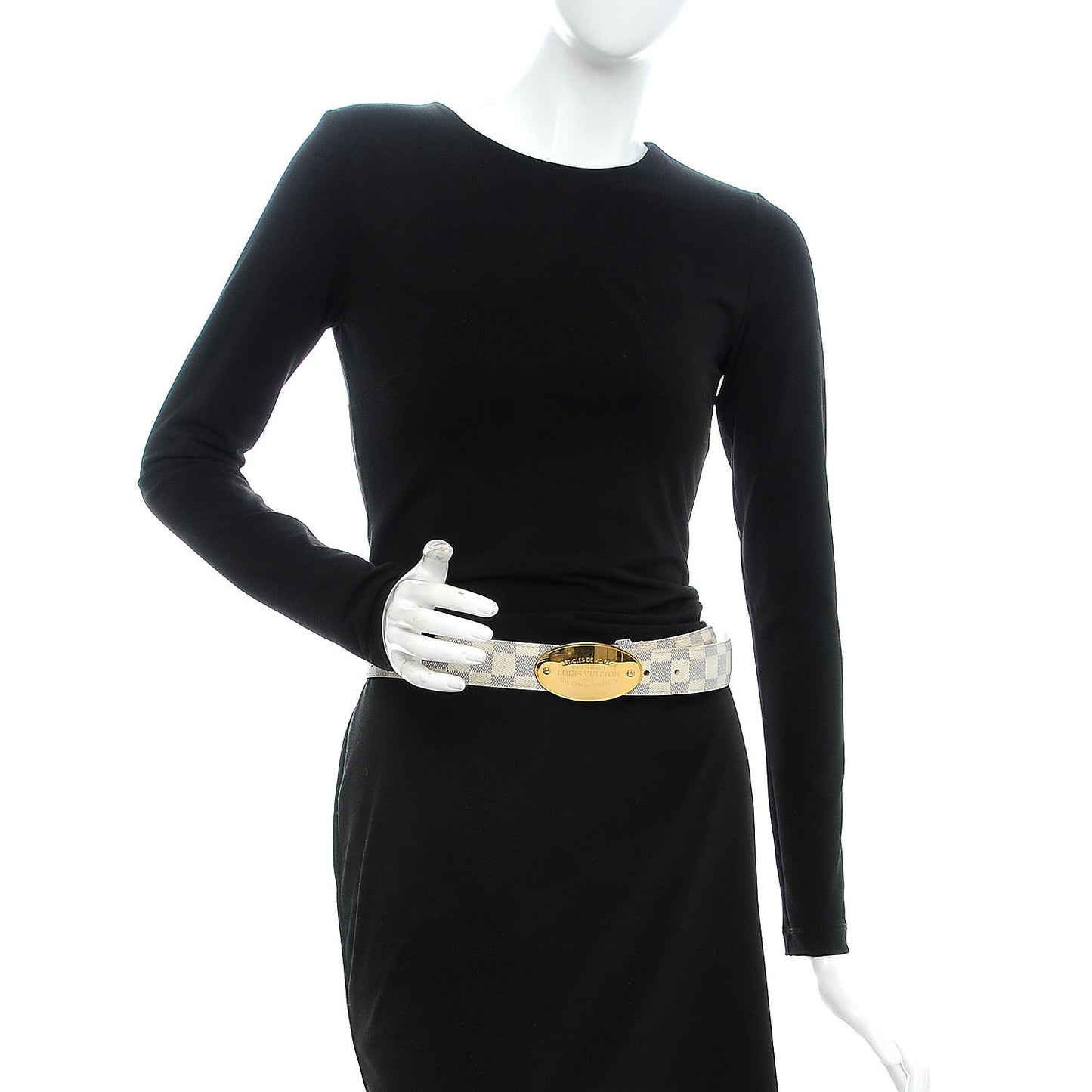 Damier Azur Voyage Belt 95 38