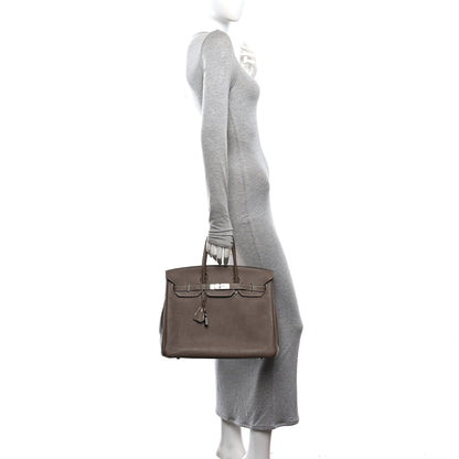 Hermes Togo Birkin 35 Etoupe 2 of 11