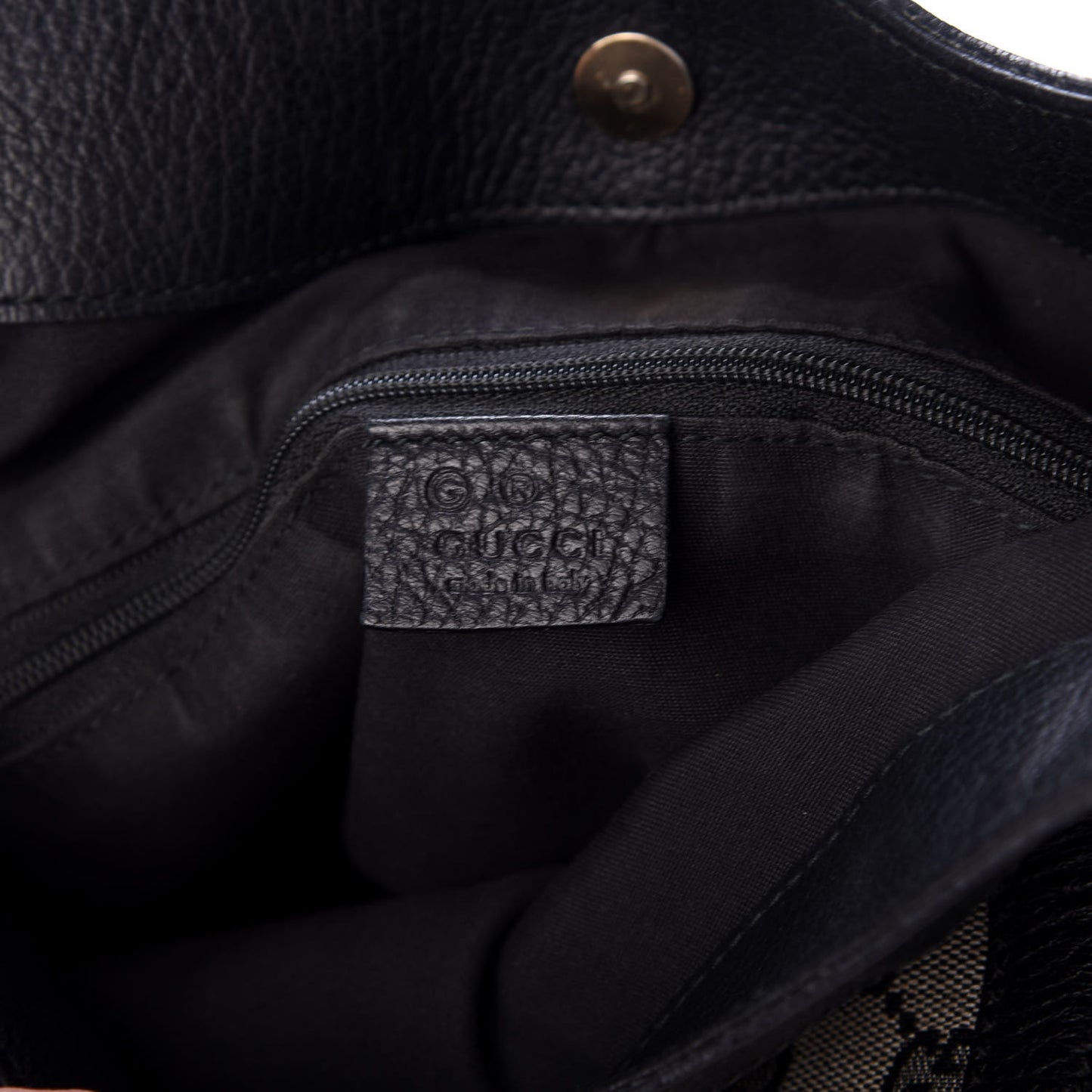 Monogram Hobo Black