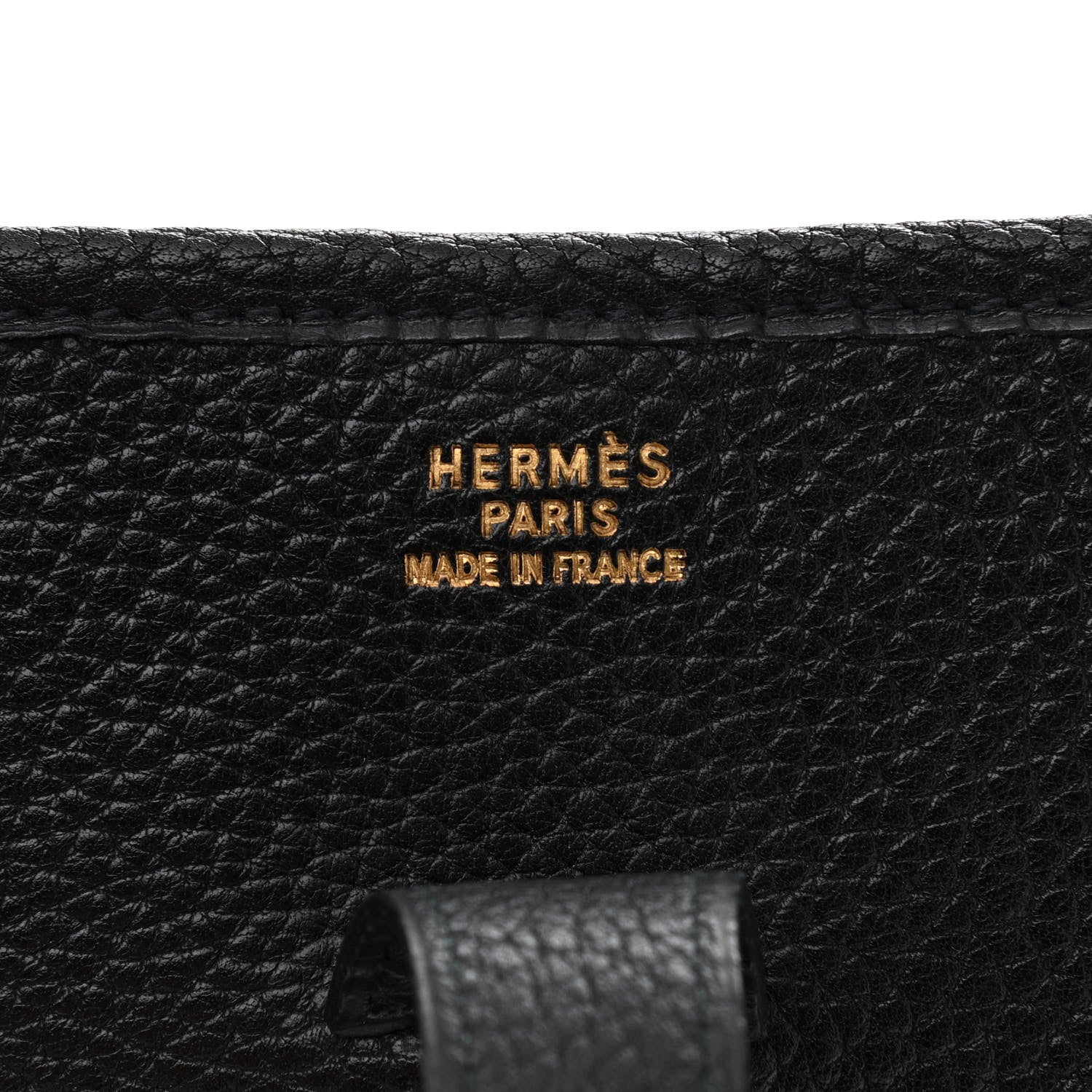 Hermes Taurillon Clemence Evelyne III GM Black 6 of 10