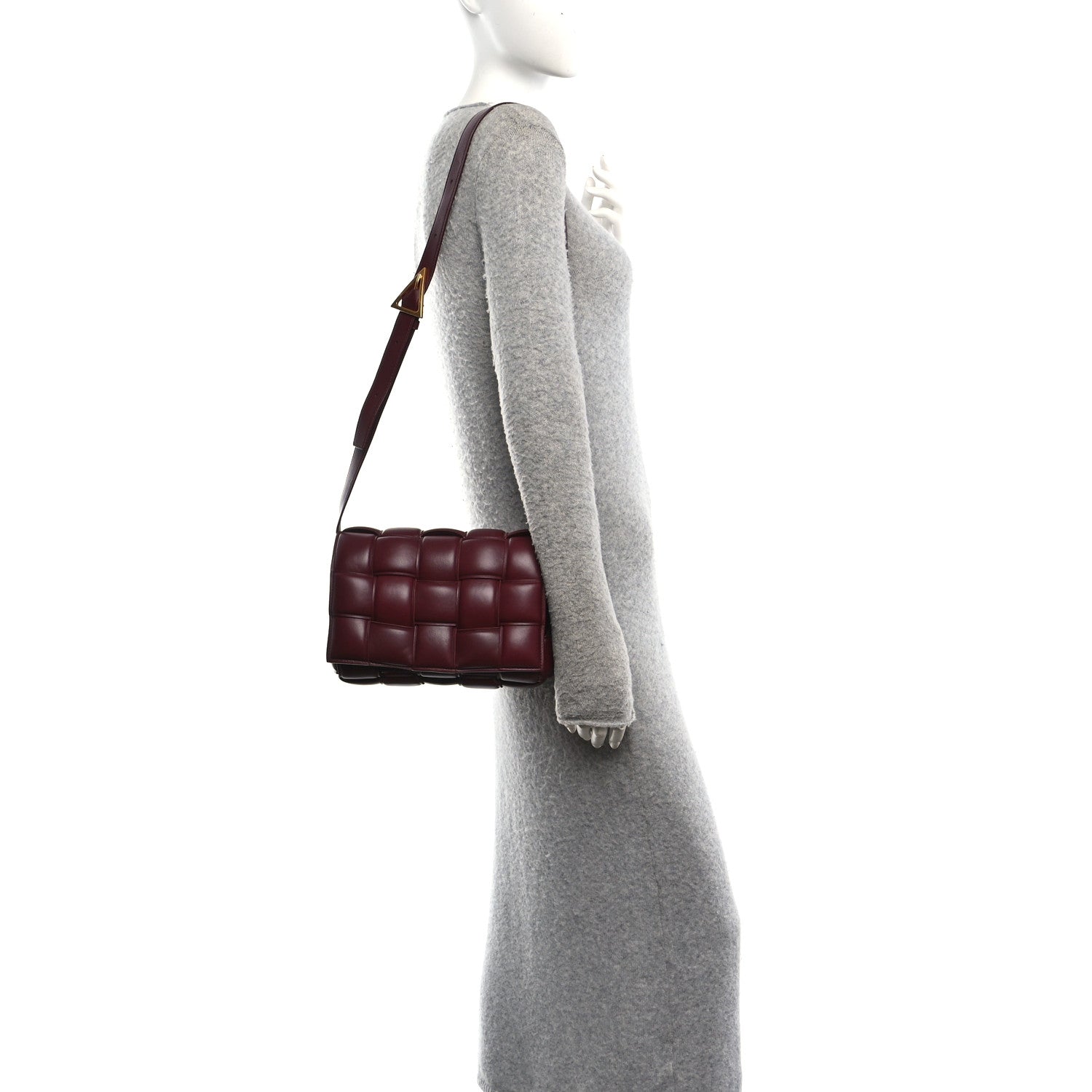 Bottega Veneta Nappa Maxi Intreccio Padded Cassette Crossbody Bag Barolo 2 of 12