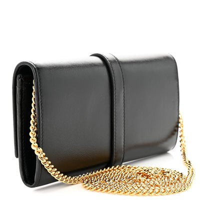 Gucci Calfskin Jackie 1961 Chain Wallet Black 2 of 11