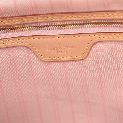 Louis Vuitton Damier Azur Delightful PM Rose Ballerine 6 of 11