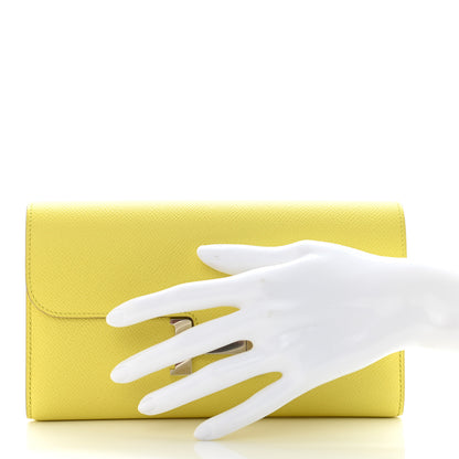 Hermes Epsom Constance Long Wallet Soufre 2 of 10