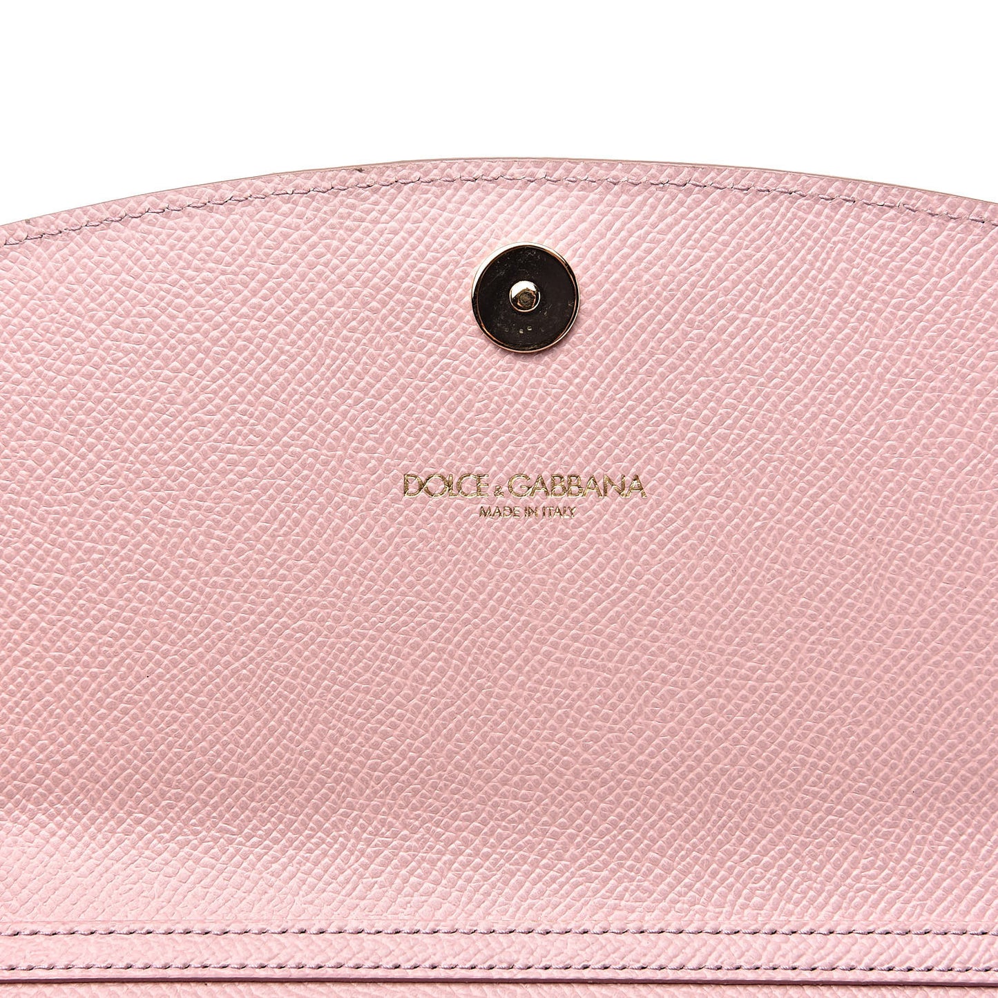 Dauphine Rose Print Wallet On Chain Pink