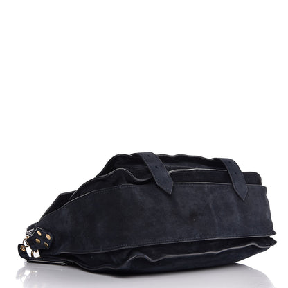 Proenza Schouler Suede Medium PS1 Satchel Navy 4 of 10