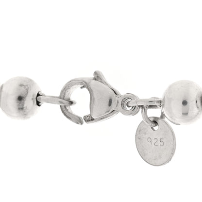Tiffany Sterling Silver Hardwear Graduated Ball Necklace 4 of 5