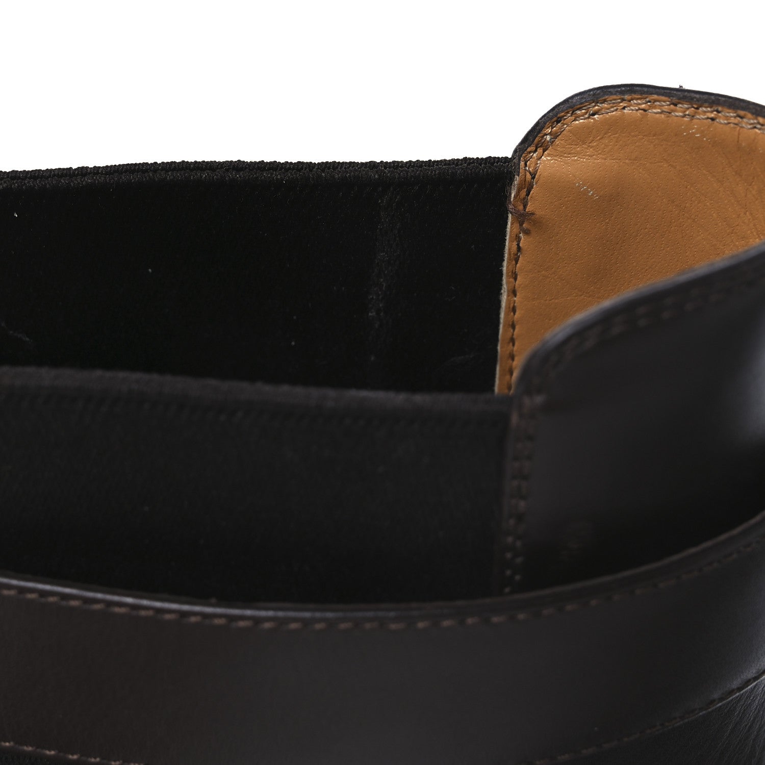 Gucci Calfskin Mens Blondie Chelsea Ankle Boots 10 Cocoa 14 of 18