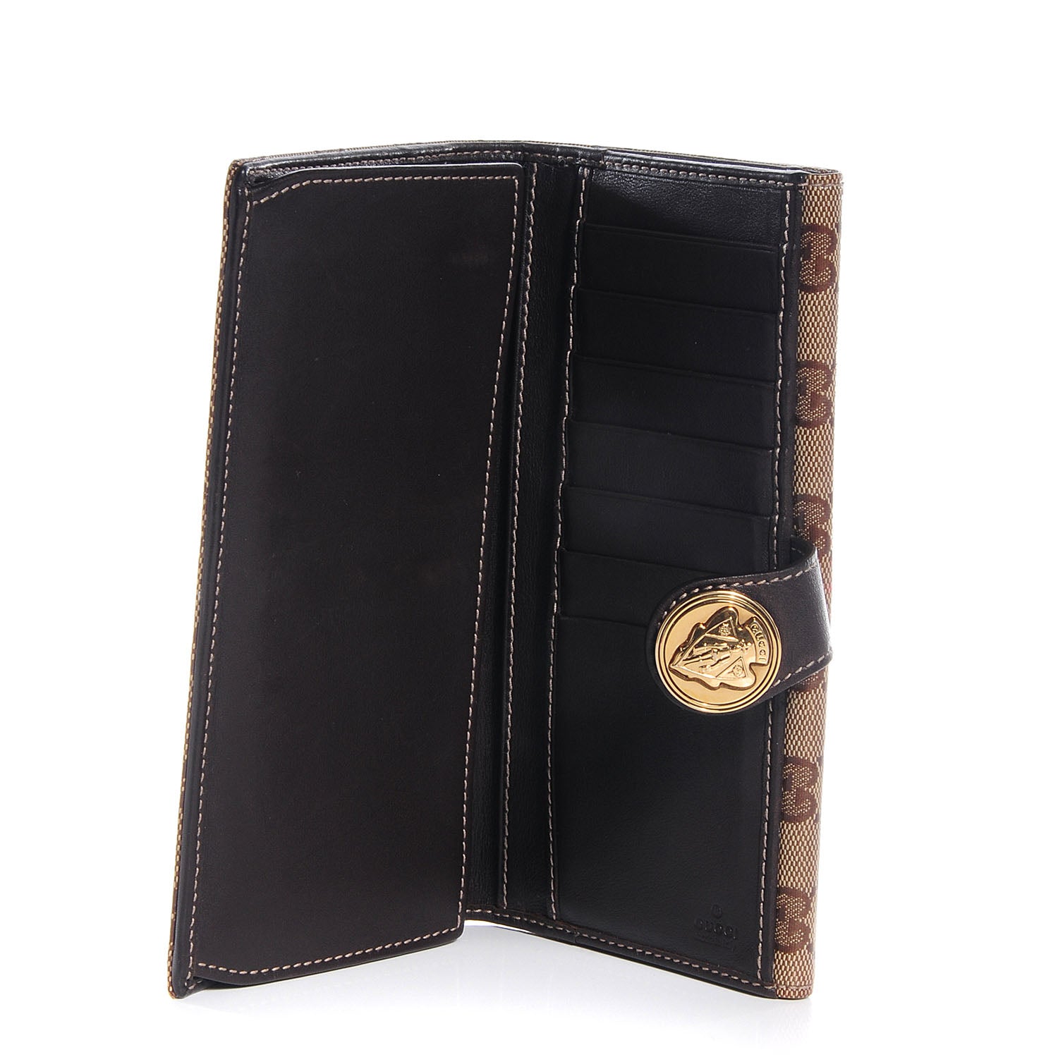 Gucci Crystal Monogram Hysteria Wallet Brown 5 of 7
