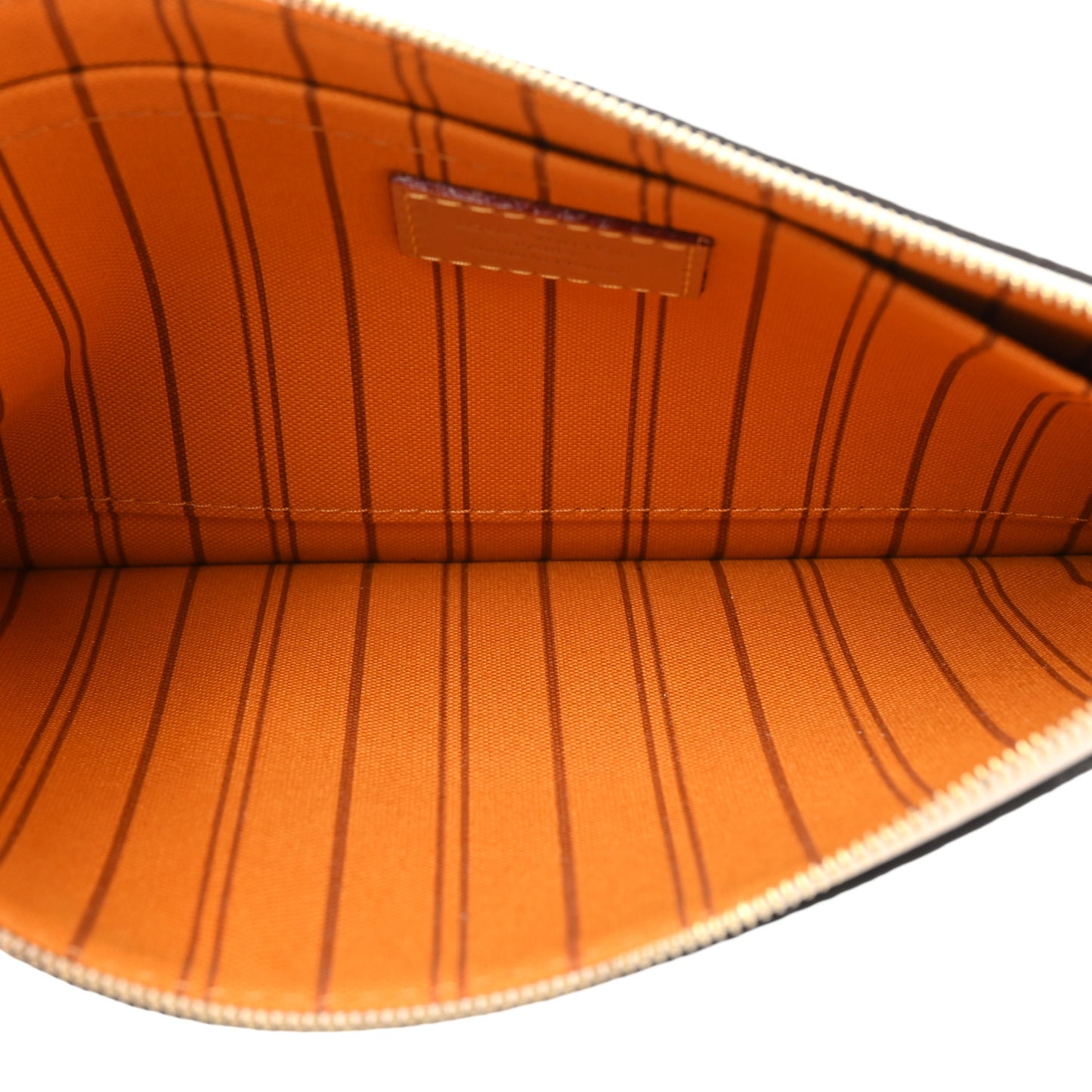 Damier Azur Braided Neverfull MM Orange