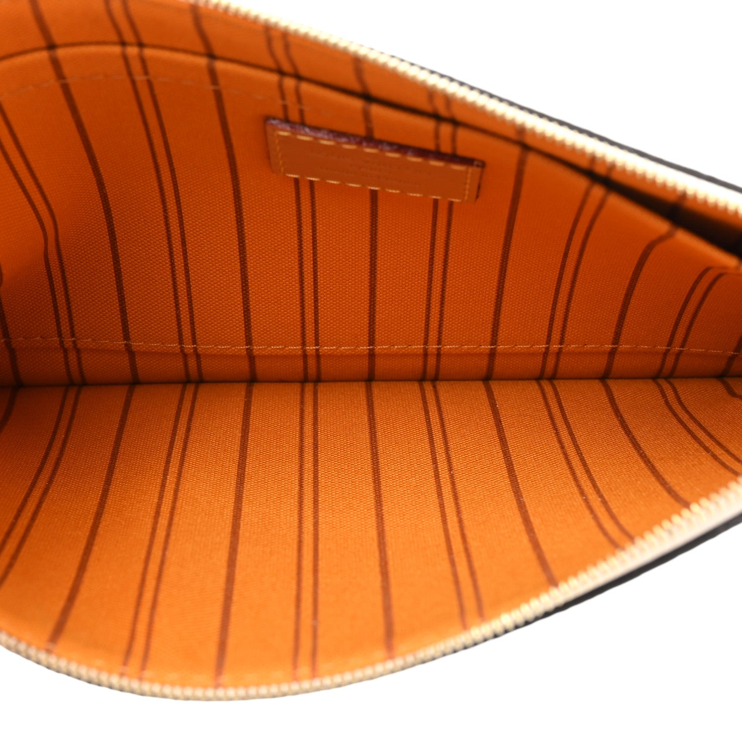 Louis Vuitton Damier Azur Braided Neverfull MM Orange 7 of 15
