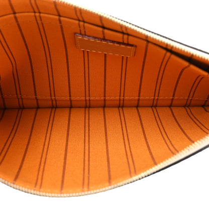 Louis Vuitton Damier Azur Braided Neverfull MM Orange 7 of 15