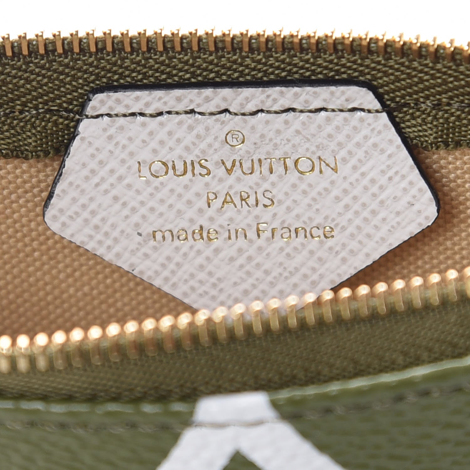 Louis Vuitton Monogram Giant Micro Pochette Accessories Kaki White 6 of 8
