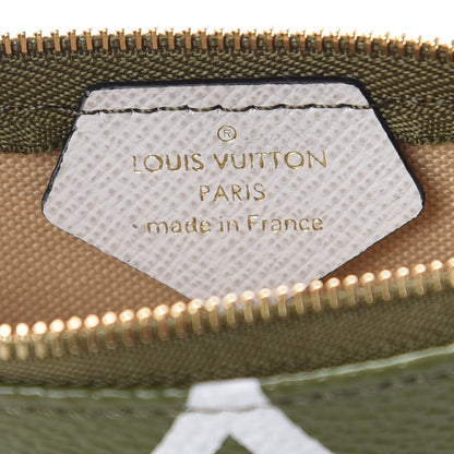 Louis Vuitton Monogram Giant Micro Pochette Accessories Kaki White 6 of 8