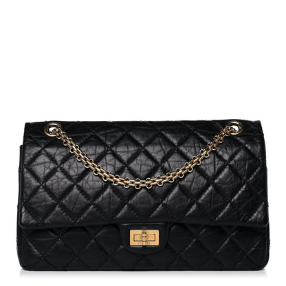Chanel Aged Calfskin Quilted 2.55 Reissue 226 Flap Black 1 of 11