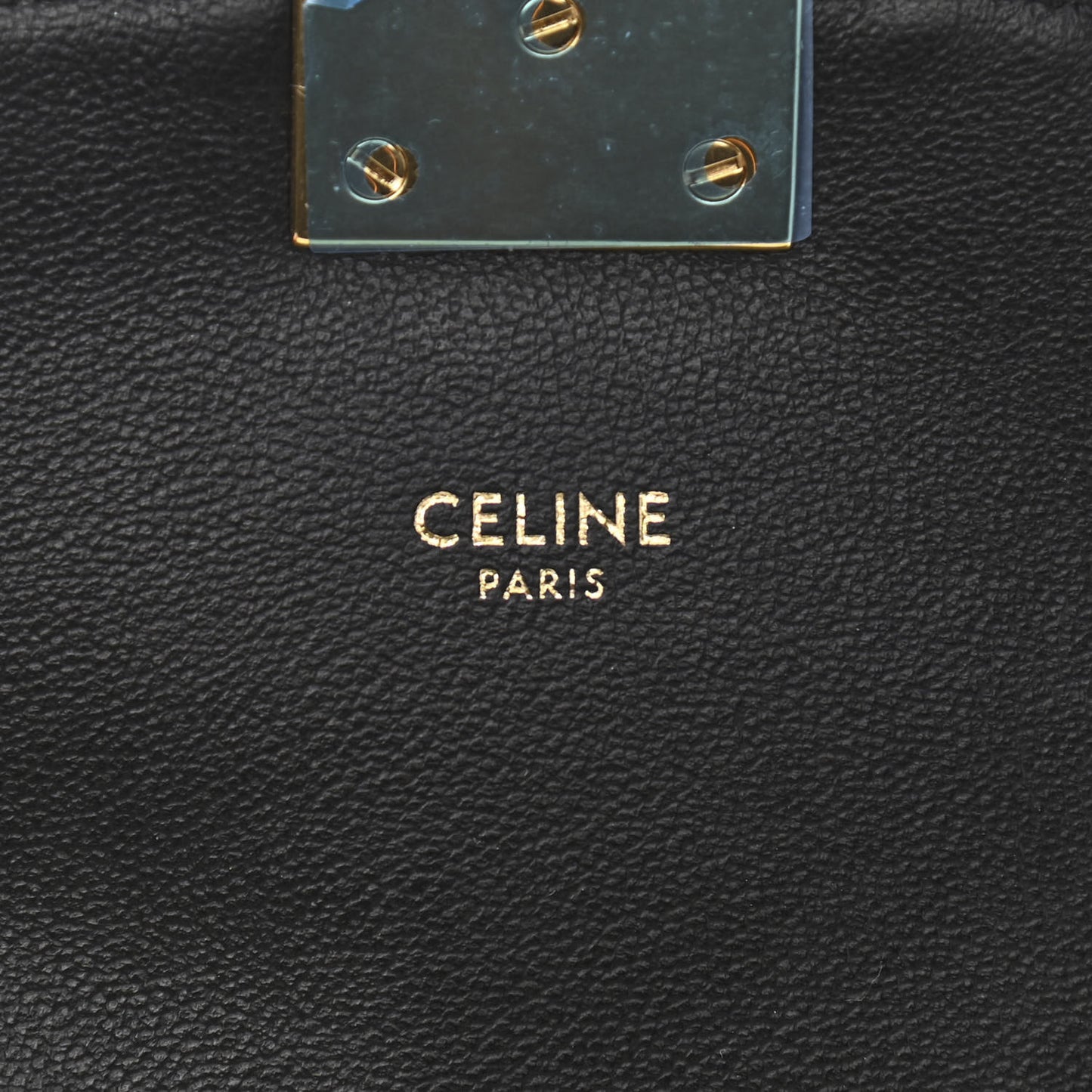 Calfskin Quilted Medium C Bag Black White