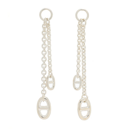 Hermes Sterling Silver PM Farandole Earrings 1 of 5