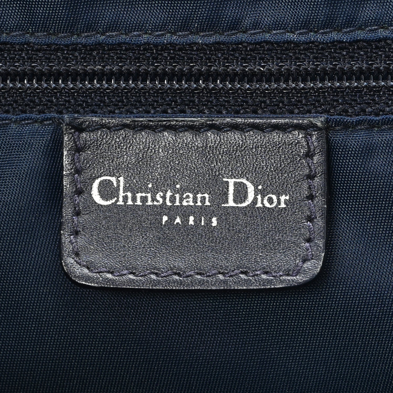 Christian Dior Monogram Frame Satchel Blue 6 of 11
