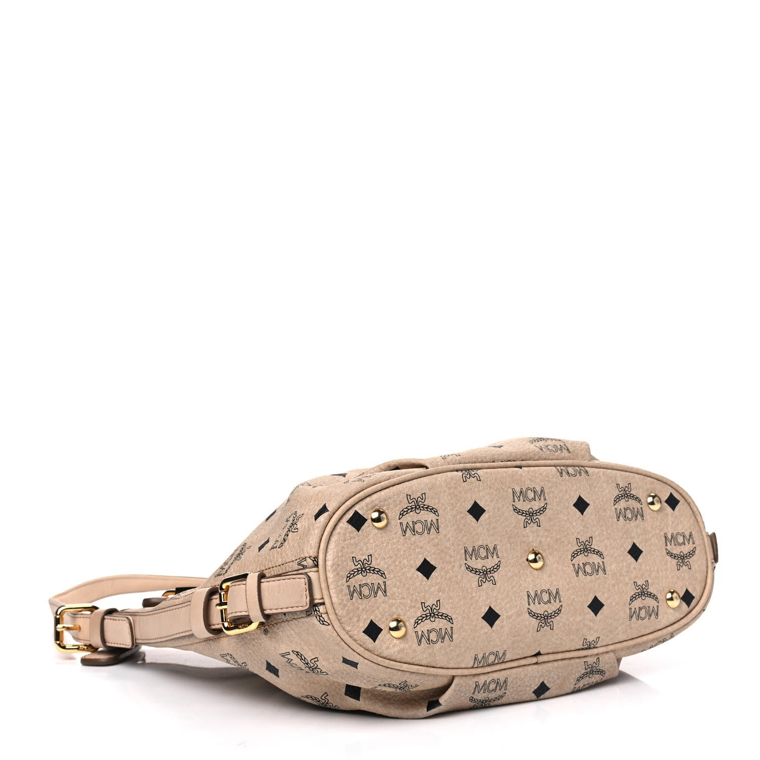 MCM Visetos Hobo Beige 3 of 13