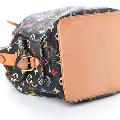 Louis Vuitton Monogram Multicolor Petit Noe Black 6 of 7
