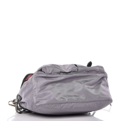 Prada Tessuto Nylon Vela Messenger Bag Grey 4 of 9