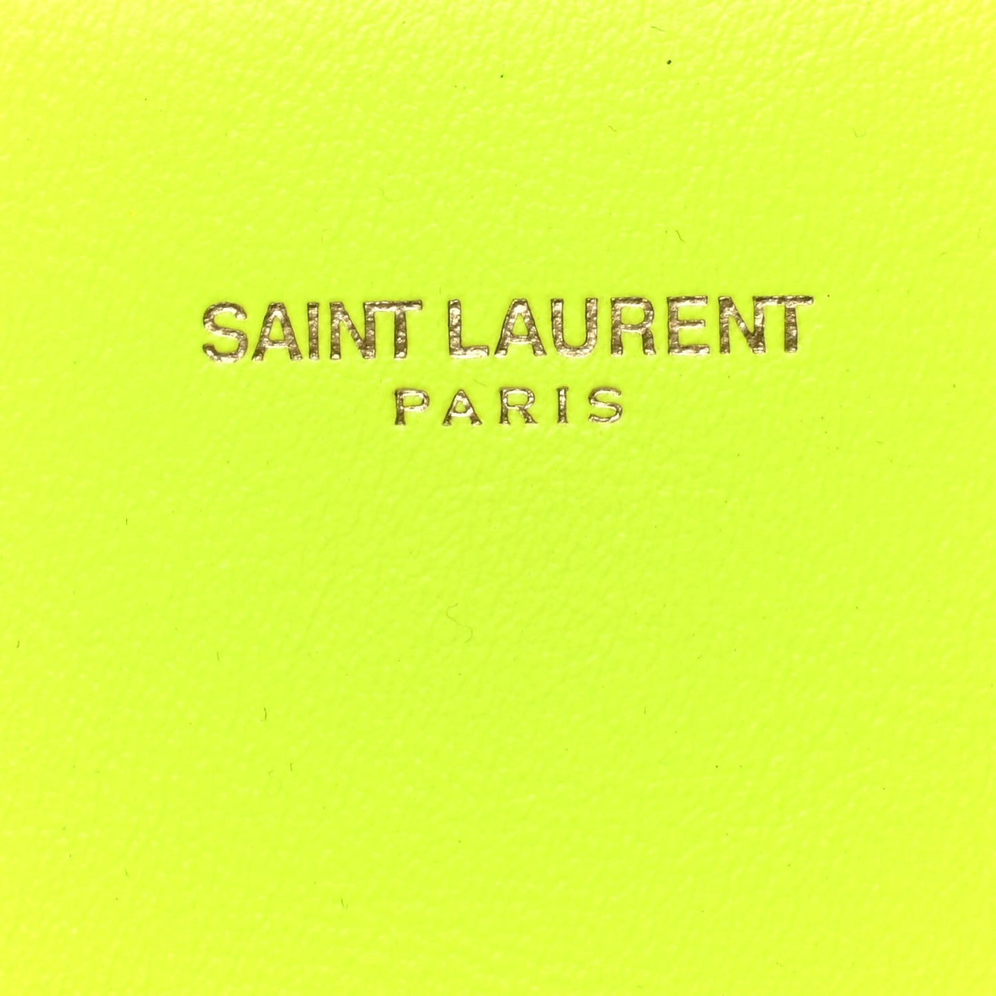 Calfskin Small Sac De Jour Bag Neon Yellow