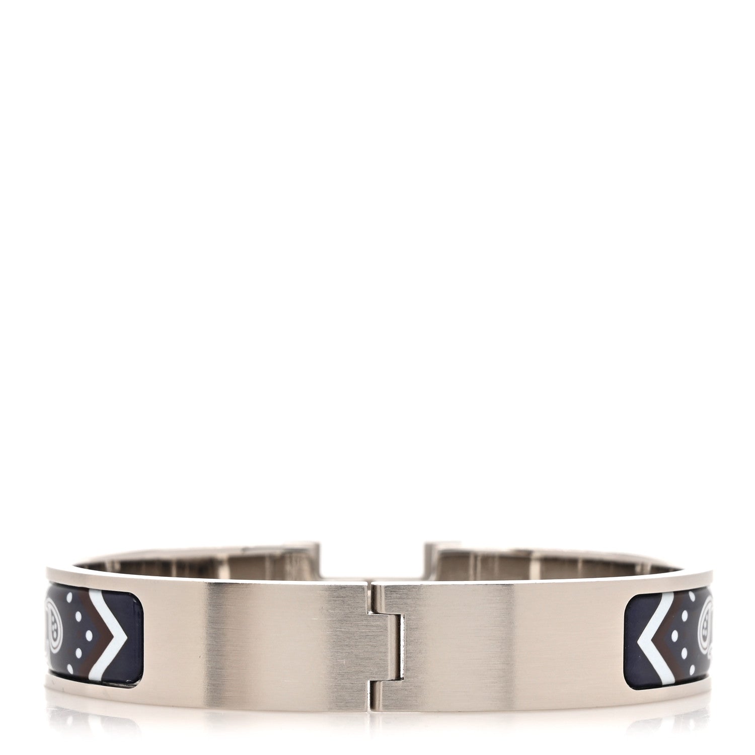 Hermes Bandana Enamel Narrow Clic Clac HH Bracelet Casaque Nuit 3 of 4