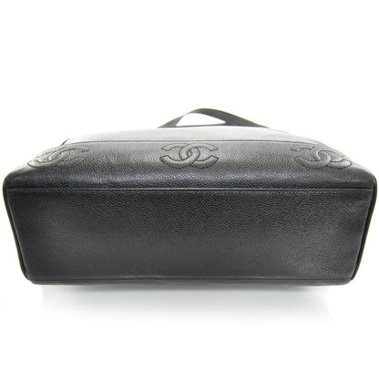 Chanel Caviar Shoulder Bag Black GHW 4 of 10