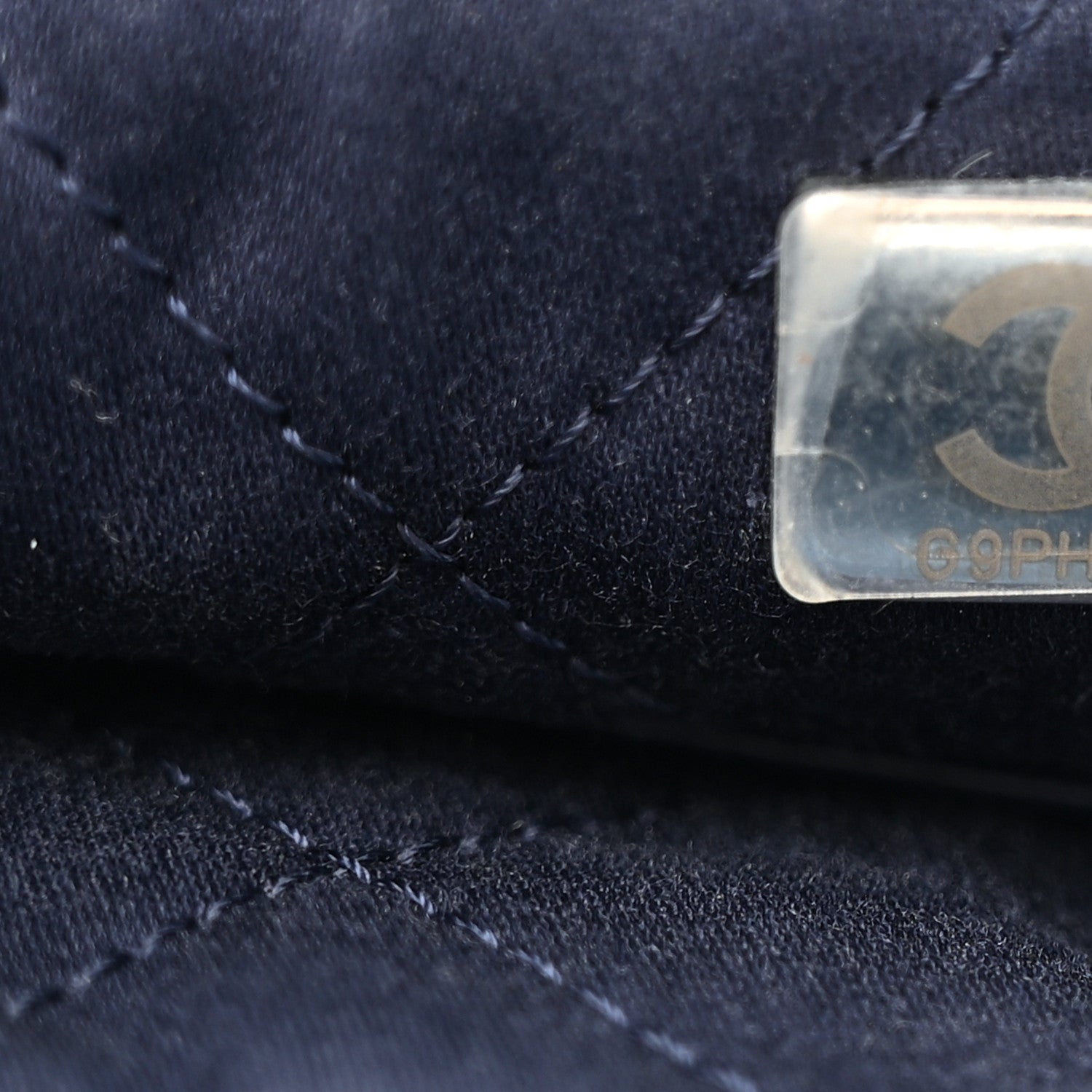 Chanel Denim Stitched Quilted Mini Chanel 22 Blue 8 of 12