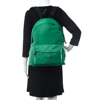 Versace Nylon Palazzo Medusa Backpack Green 2 of 10