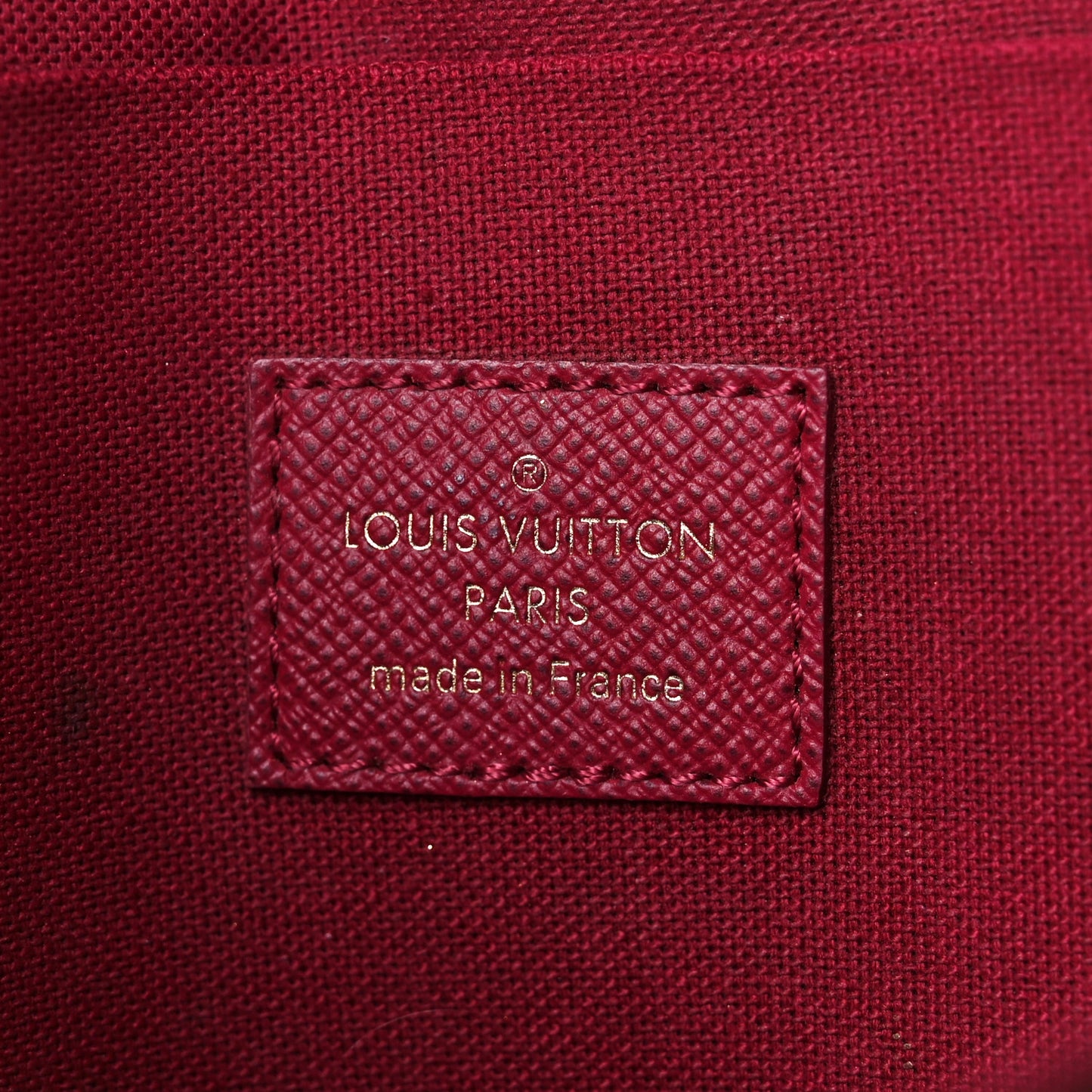 Monogram Pochette Felicie Chain Wallet Fuchsia