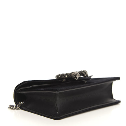 Gucci Velvet Super Mini Dionysus Shoulder Bag Black 4 of 10