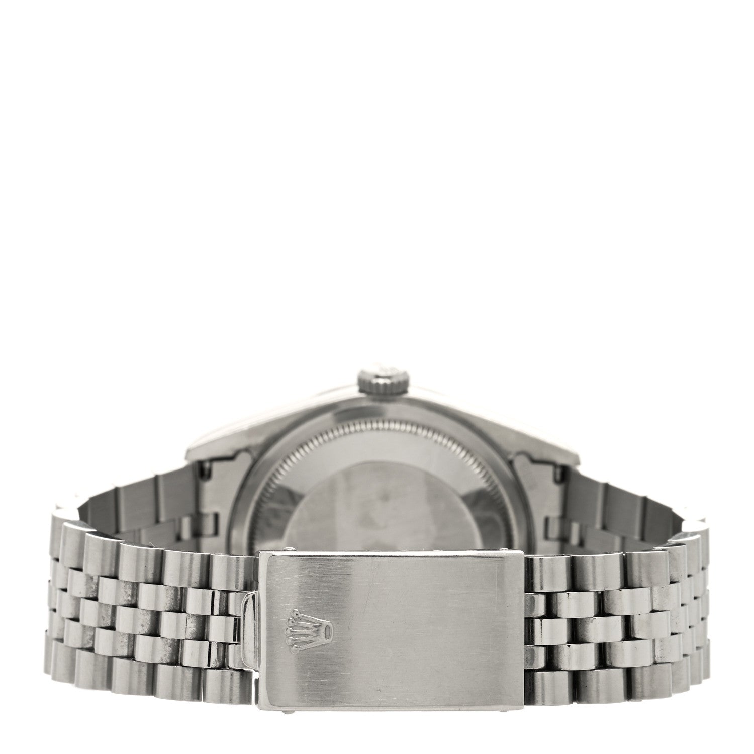 Rolex Stainless Steel 18K White Gold Diamond 36mm Oyster Perpetual Datejust Watch Silver 16234 3 of 4