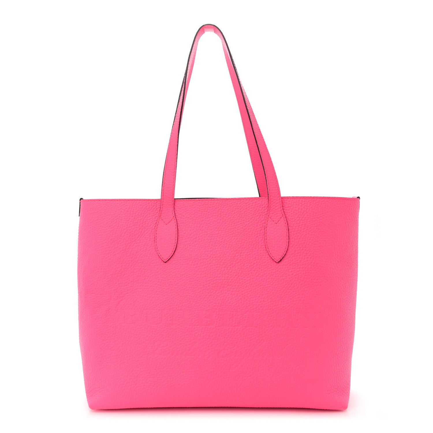 Burberry Grainy Calfskin Remington Tote Neon Pink 1 of 16