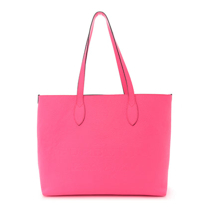 Burberry Grainy Calfskin Remington Tote Neon Pink 1 of 16